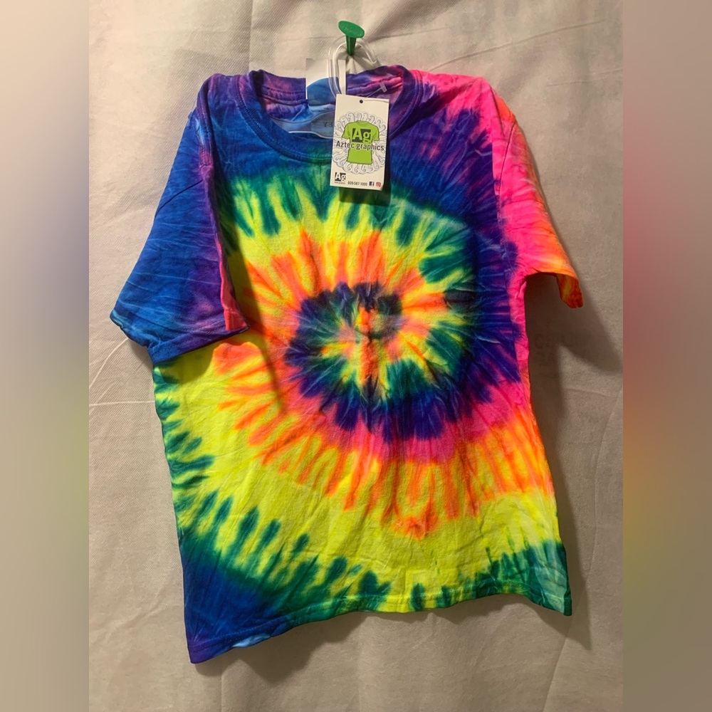 COLORTONE Tie Dye T- Shirt for Kids 6/8 New